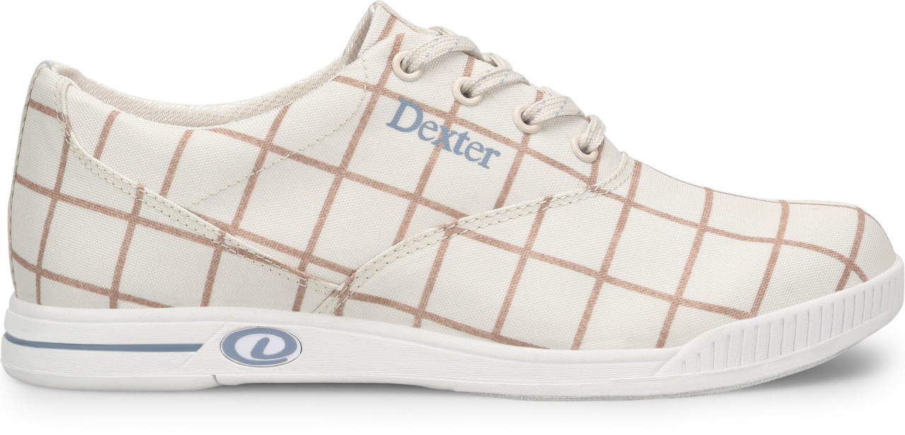 Dexter Kerrie Womens Bowling Shoes Cream Plaid