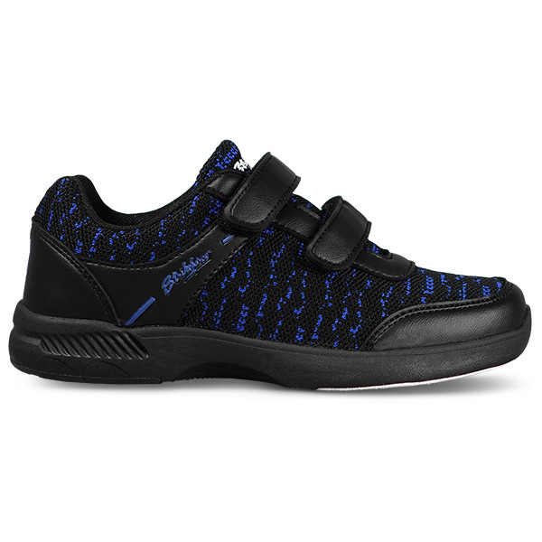 KR Strikeforce Flyer Mesh Youth Boys Bowling Shoes - Black/Steel