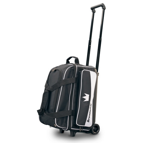 Brunswick Zone 2 Ball Roller Bag White | FREE SHIPPING
