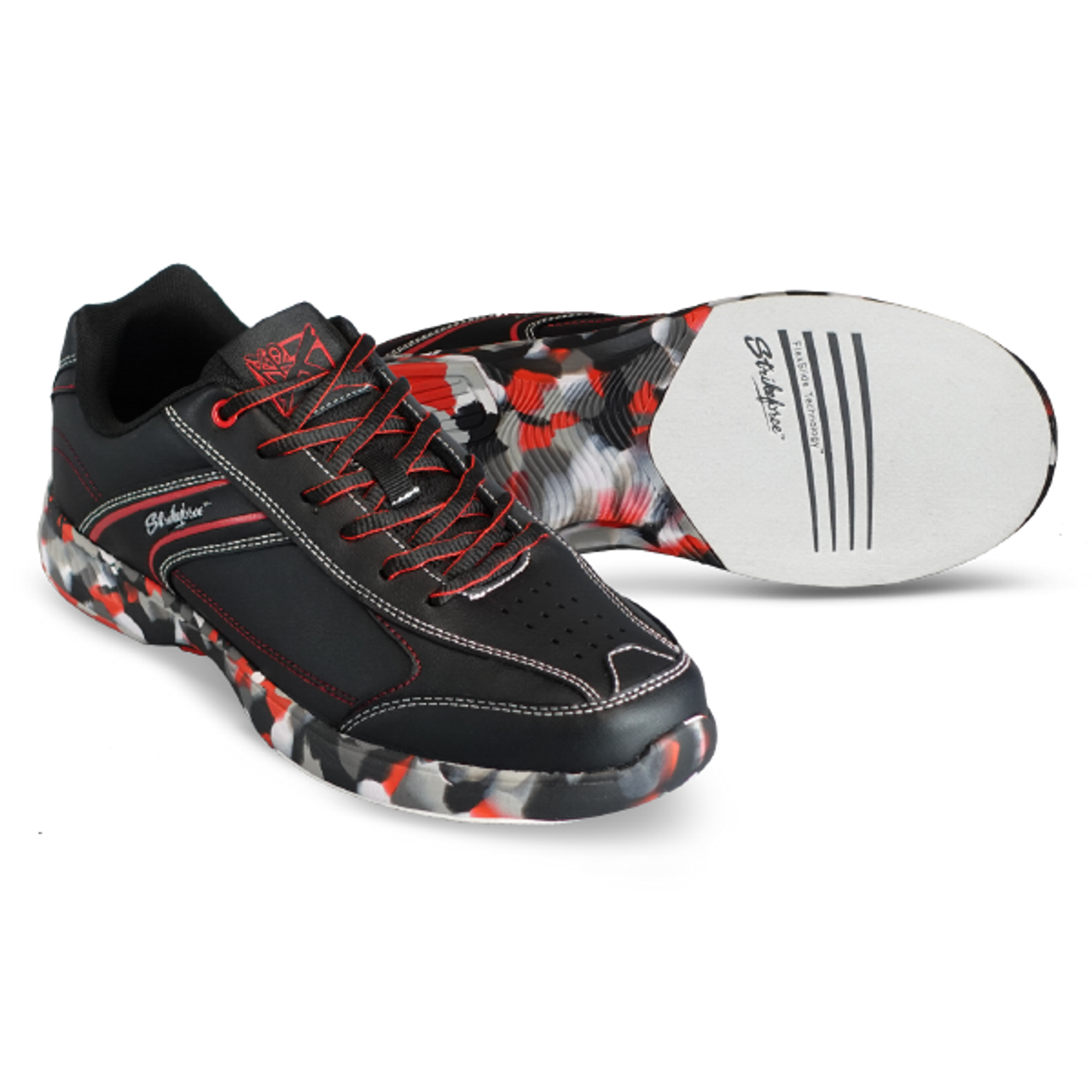 KR Strikeforce Mens Flyer Lite Bowling Shoes Red Camo