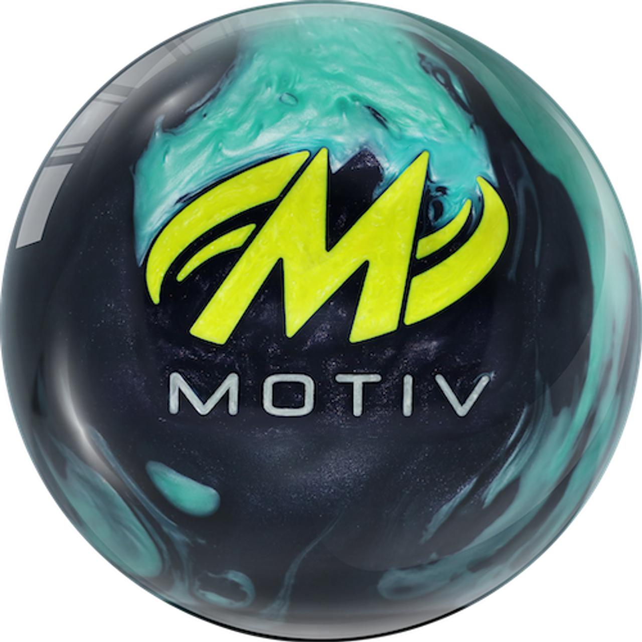 Motiv Supra Rally Bowling Ball Motiv Logo
