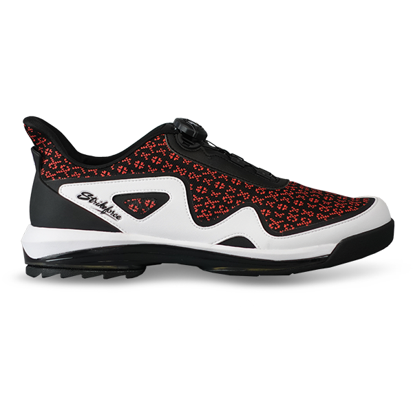 KR Strikeforce Mens TPC Gladiator Bowling Shoes Black/Red/White Right
