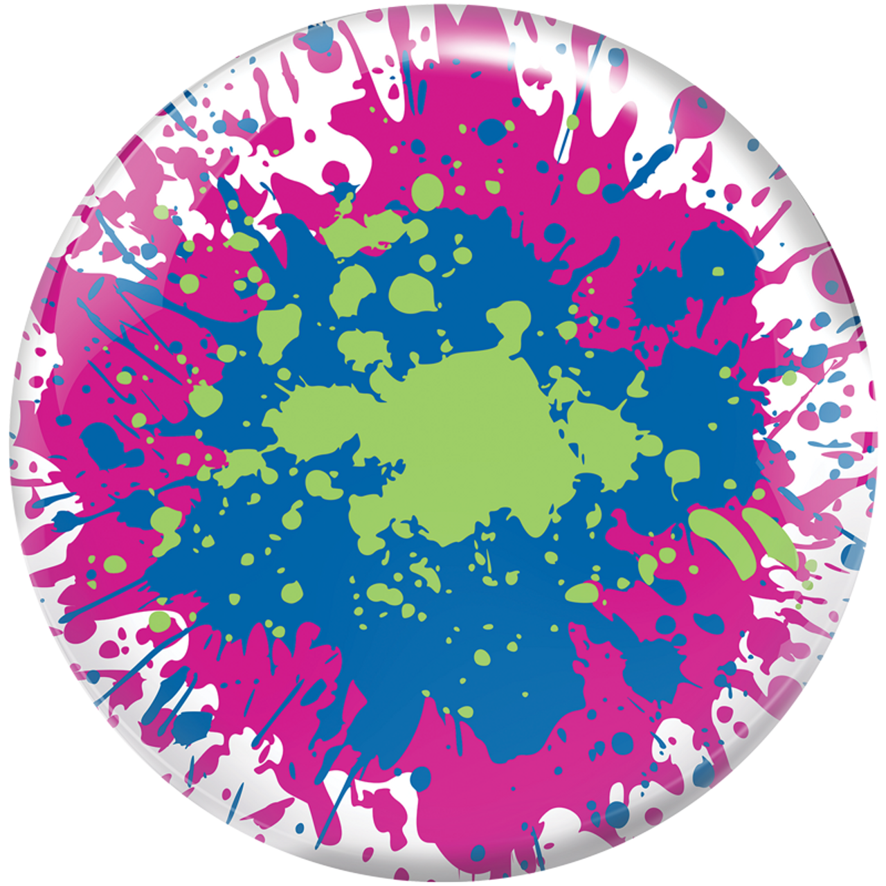 Brunswick Paint Splatter Viz-A-Ball Bowling Ball Front