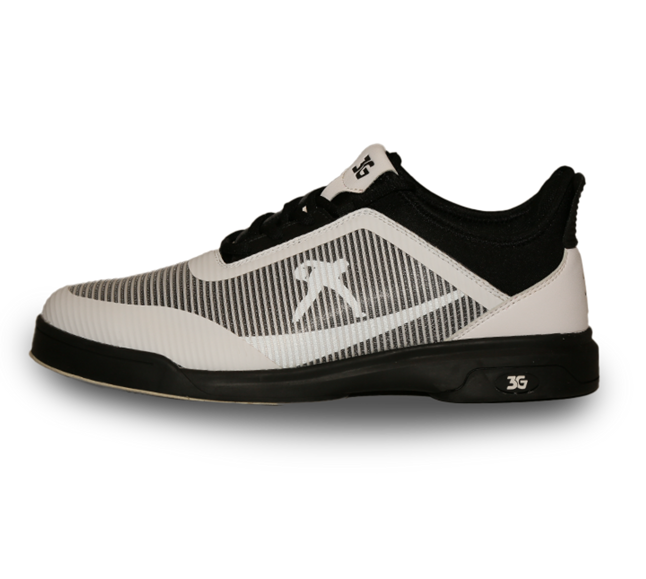 3G Belmo MVR-1 Mens Bowling Shoes White/Black Right Hand Medium