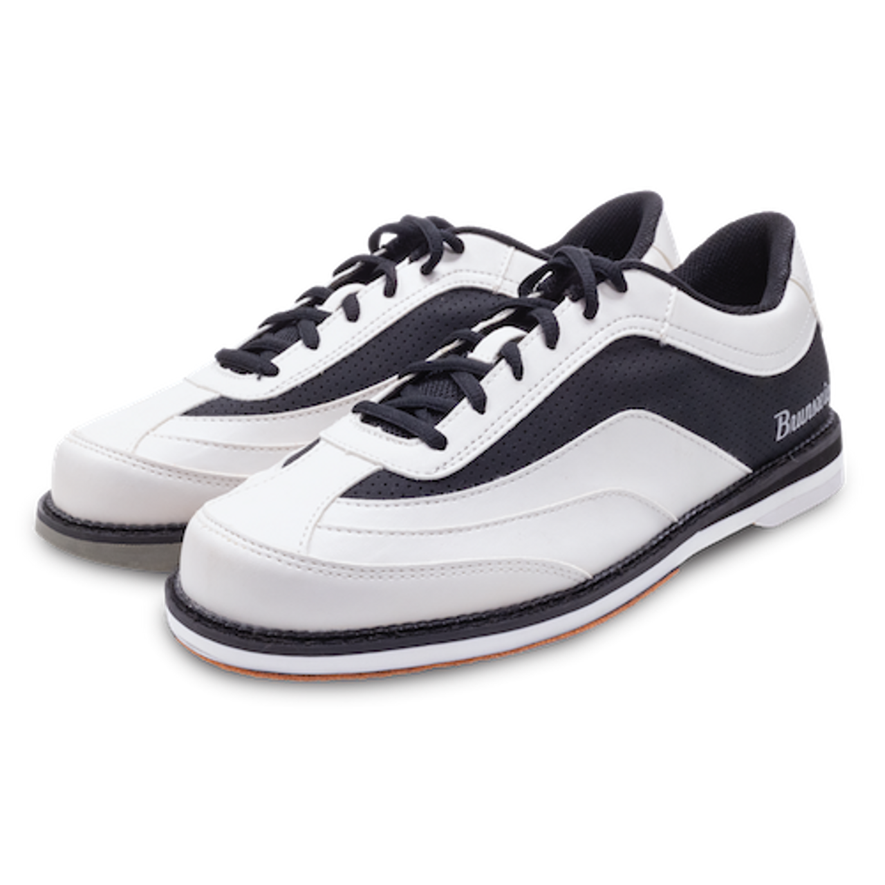 Brunswick Rampage Mens Bowling Shoes White/Black Right Hand