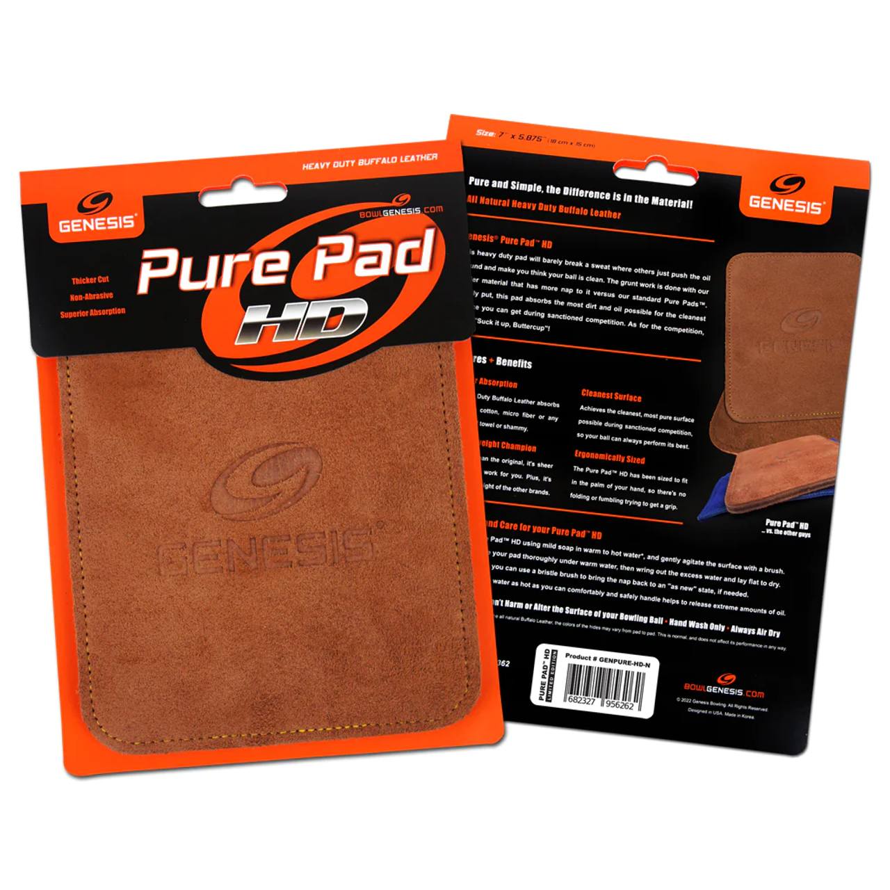 Genesis Pure Pad HD Natural Buffalo Leather Ball Wipe