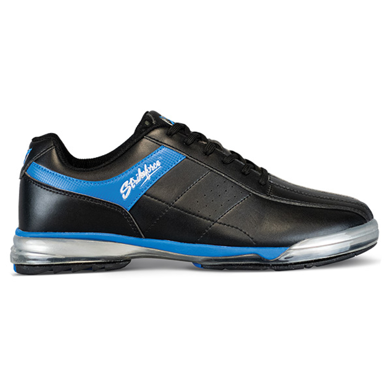 KR Strikeforce Mens TPU Revival Bowling Shoes Black/Royal Right Handed