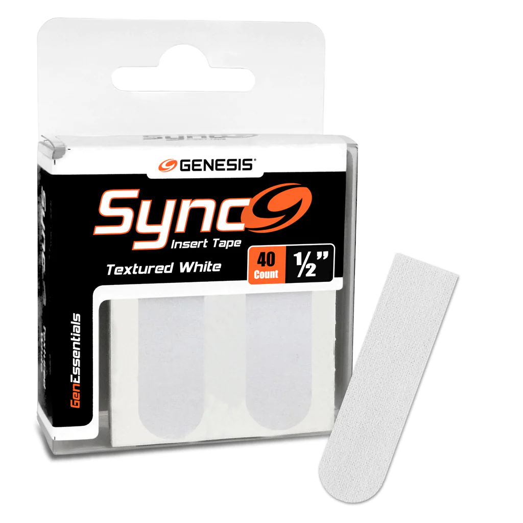 Genesis Sync Bowling Grip Tape - 40 Pieces, Silver, 3/4 Inch Width For Better Control