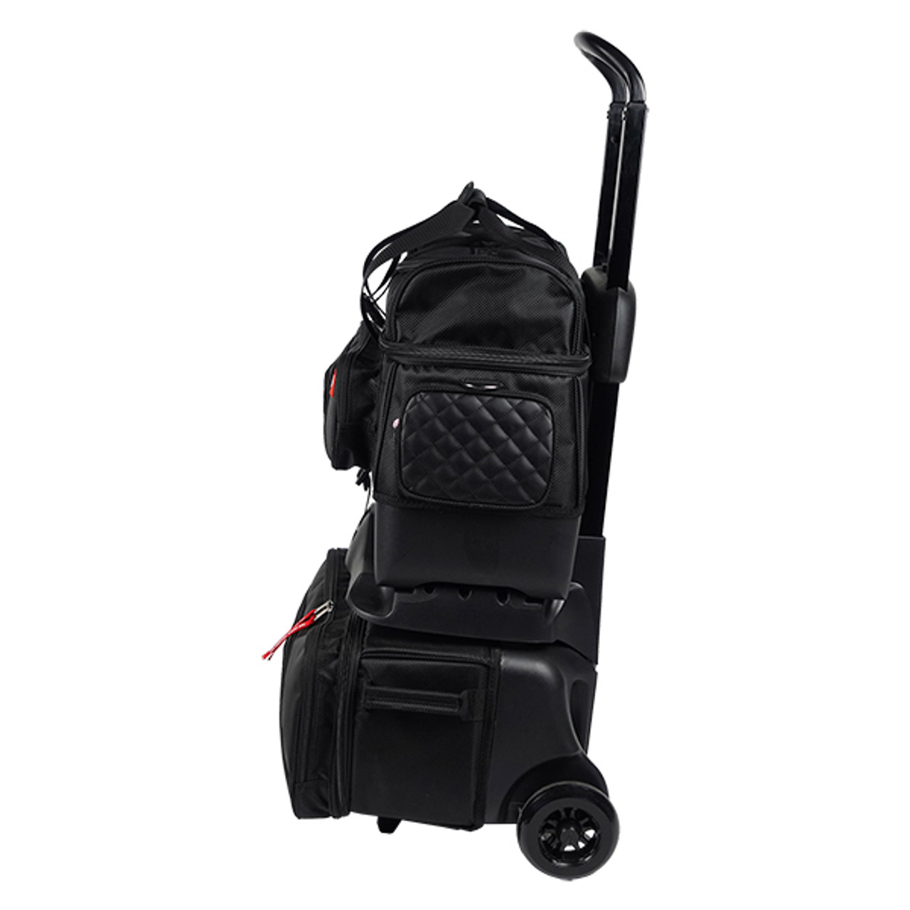 KR Strikeforce Diamond 4 Ball Roller Bag Black