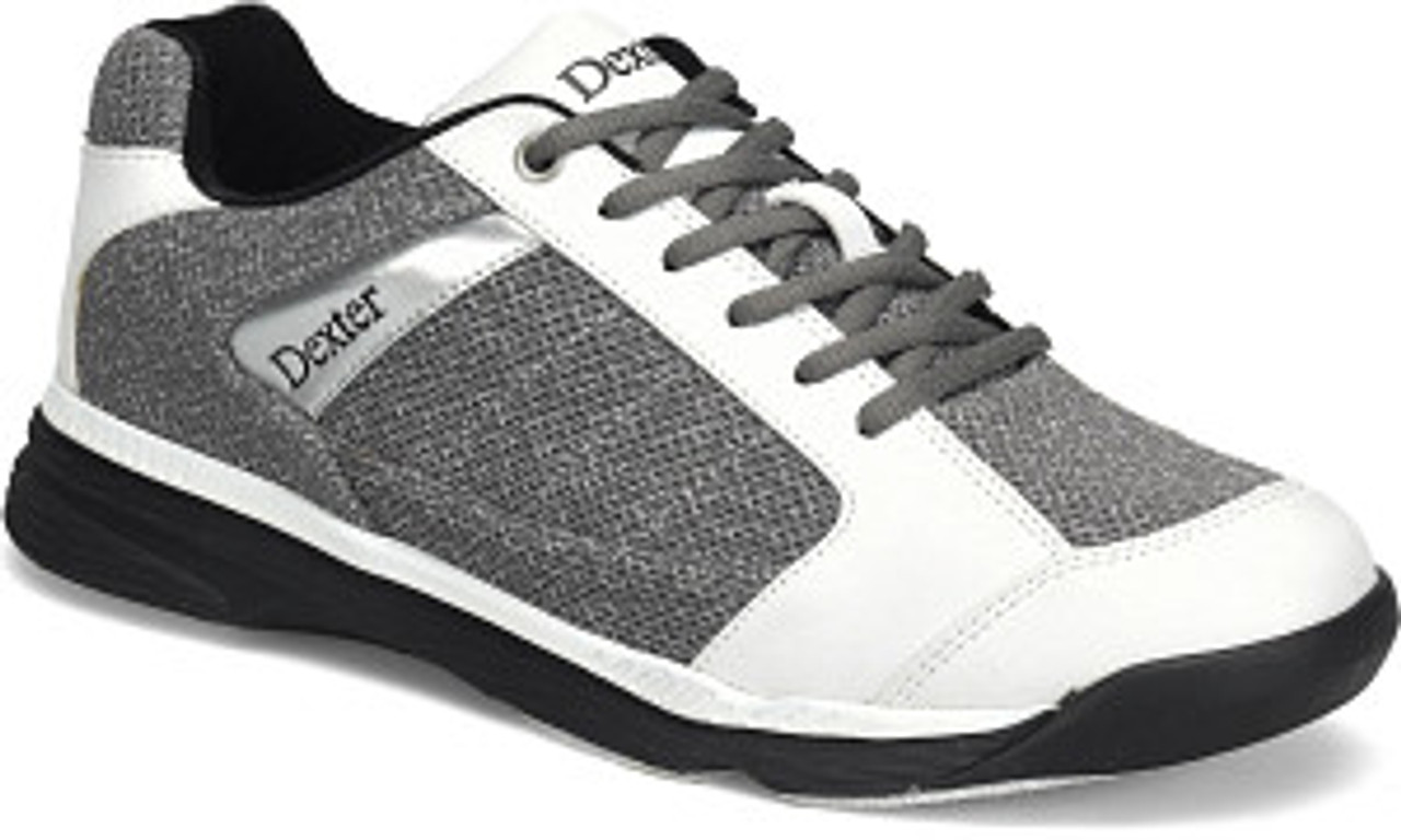 Dexter Wyoming Mens Bowling Shoes Light Grey/White