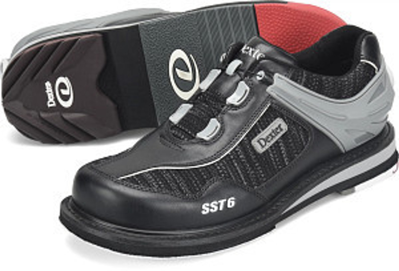 Dexter SST 6 Hybrid Boa Mens Bowling Shoes Black Knit Right Hand