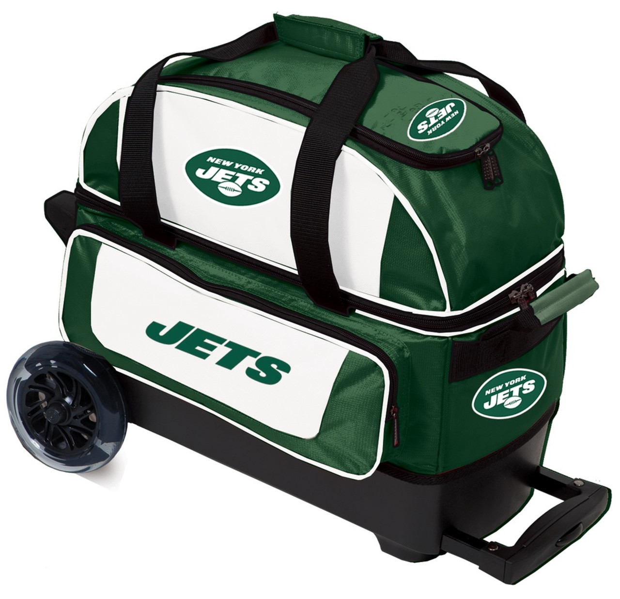 KR Strikeforce NFL New York Jets 2 Ball Roller Bowling Bag