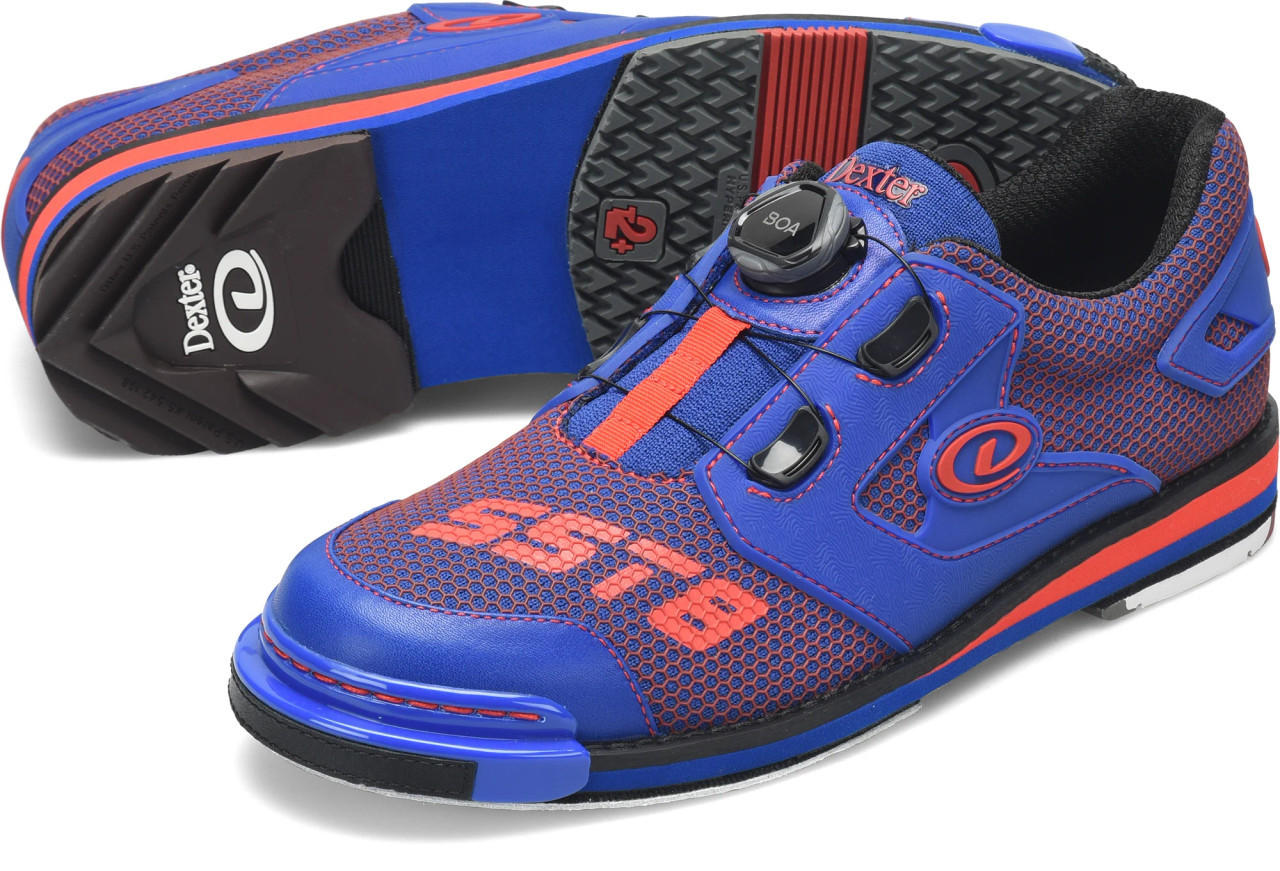 Dexter SST 8 PowerFrame Boa Blue/Red Mens Bowling Shoes Wide Width