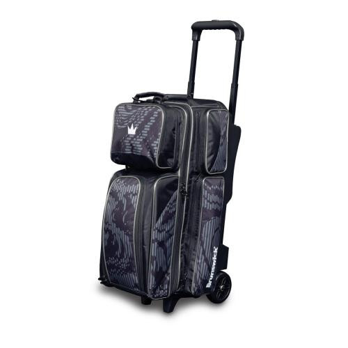 Brunswick Punisher 3 Ball Roller Bag Grey | FREE SHIPPING