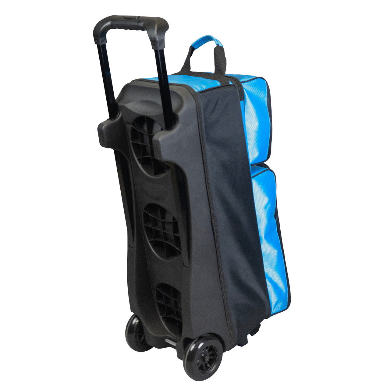 KR Strikeforce Konvoy 3 Ball Roller Bag Black/Caribbean Blue
