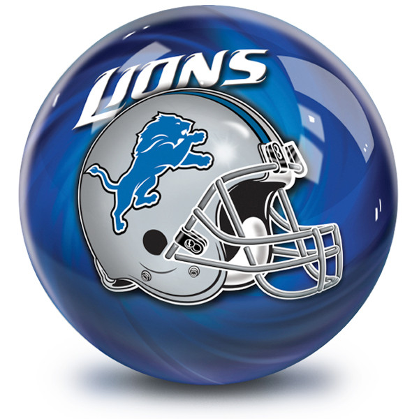 OTBB NFL Helmet Swirl Detroit Lions Bowling Ball | FREE SHIPPING