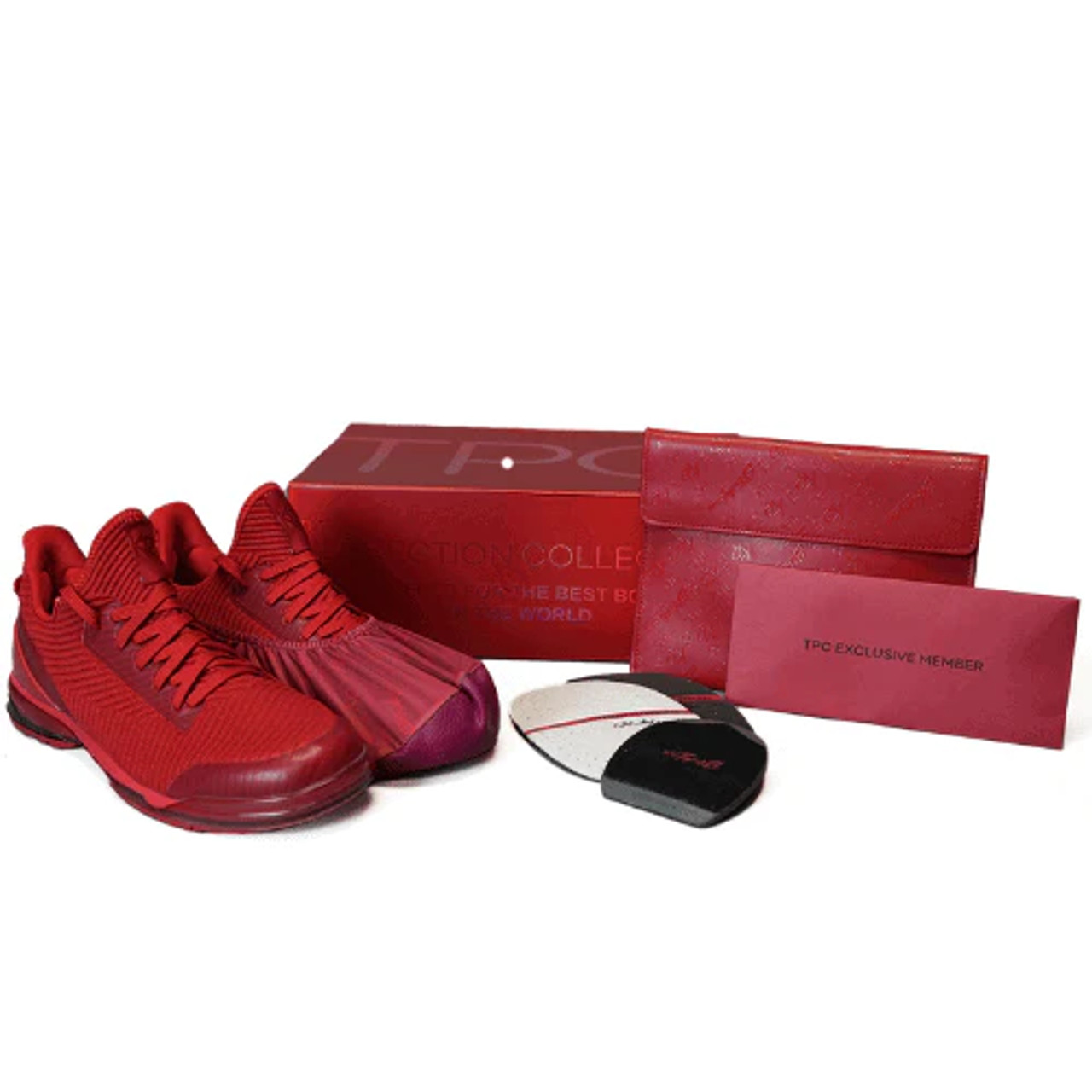 KR Strikeforce Unisex TPC Alpha Limited Edition Bowling Shoes Red Right Handed