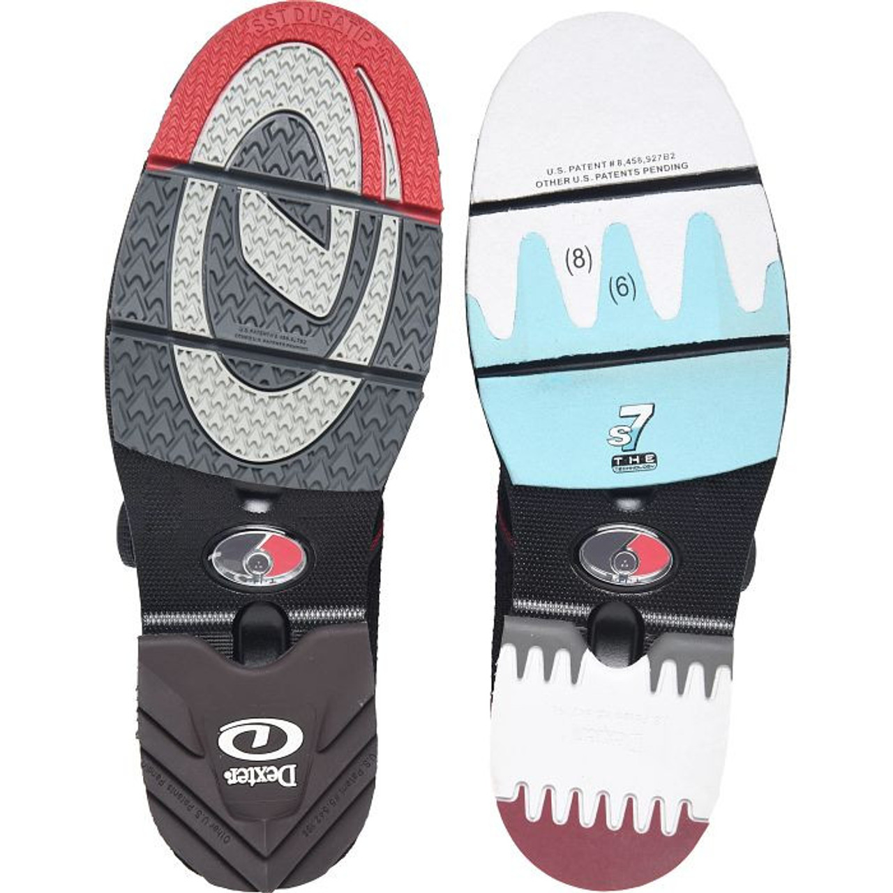 Dexter T.H.E 9 BOA 黒/赤25.5センチ Dexter Mens THE 9 Stryker BOA Black / Red Wide Bowling Shoes