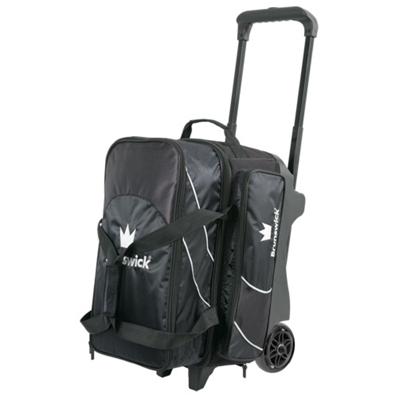 Brunswick Edge 2 Ball Roller Bag Black