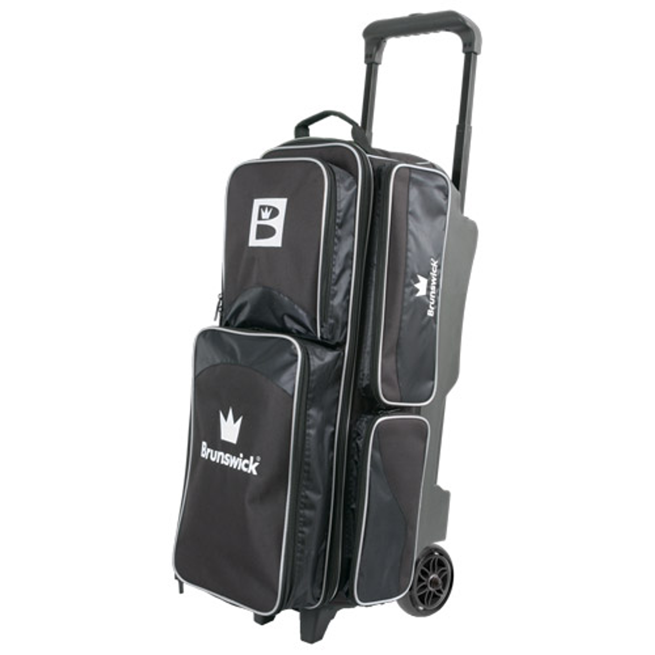 Brunswick Edge 3 Ball Roller Bag Black