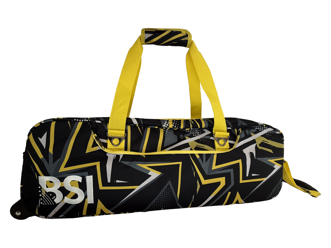 BSI Triple Tote Bag Yellow/Black Print