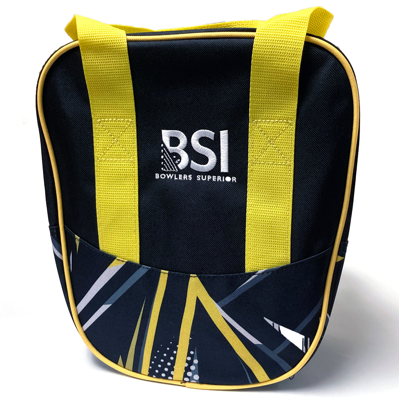 BSI Nova Single Ball Tote Bag Yellow/Black Print