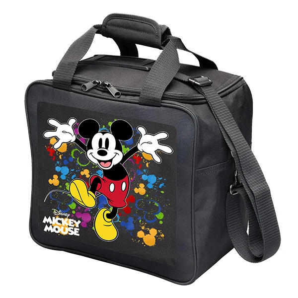 Disney Mickey Mouse one ball bowling bag with adjustable shoulder strap and padded handle