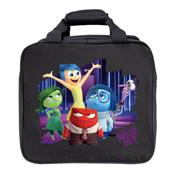Disney Inside Out single ball tote bowling bag constructed of 600D lightweight fabric