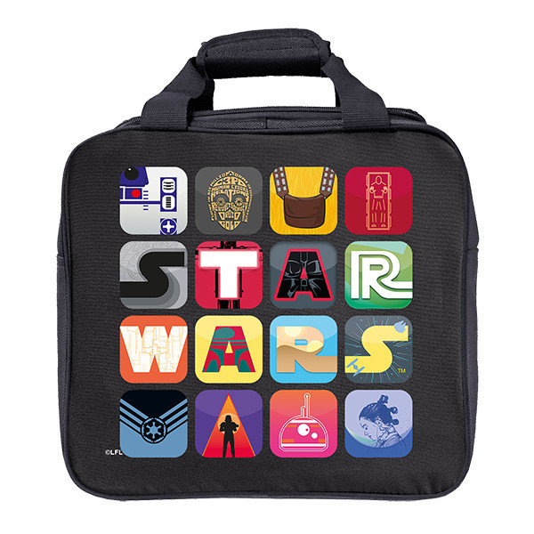 Star Wars Badges 600D lightweight single bowling ball tote bag