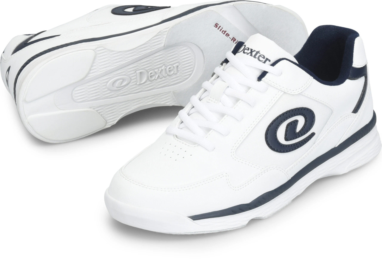 Dexter Ricky V Men's Bowling Shoes White/Blue | FREE SHIPPING
