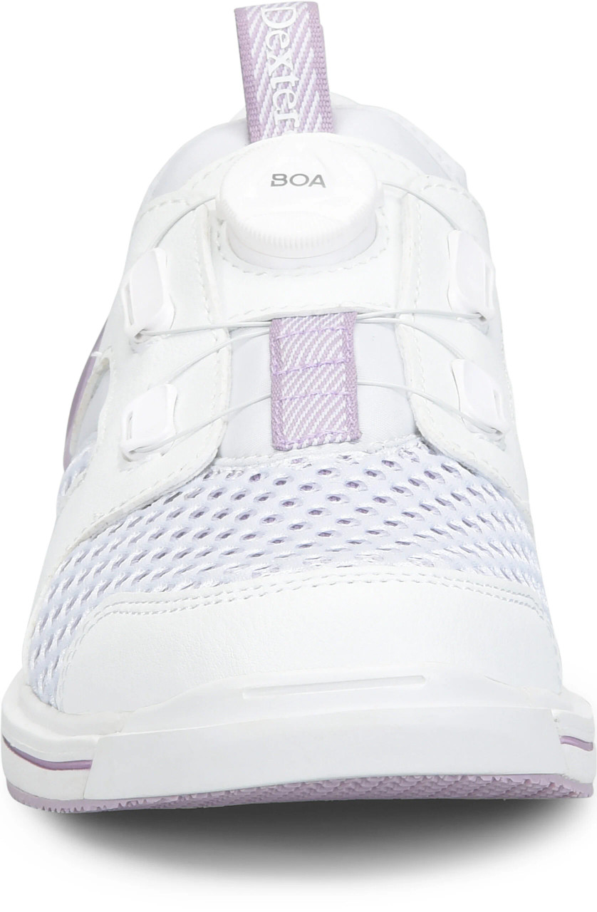Dexter Pro BOA Women's Bowling Shoes White/Lavender Right Hand