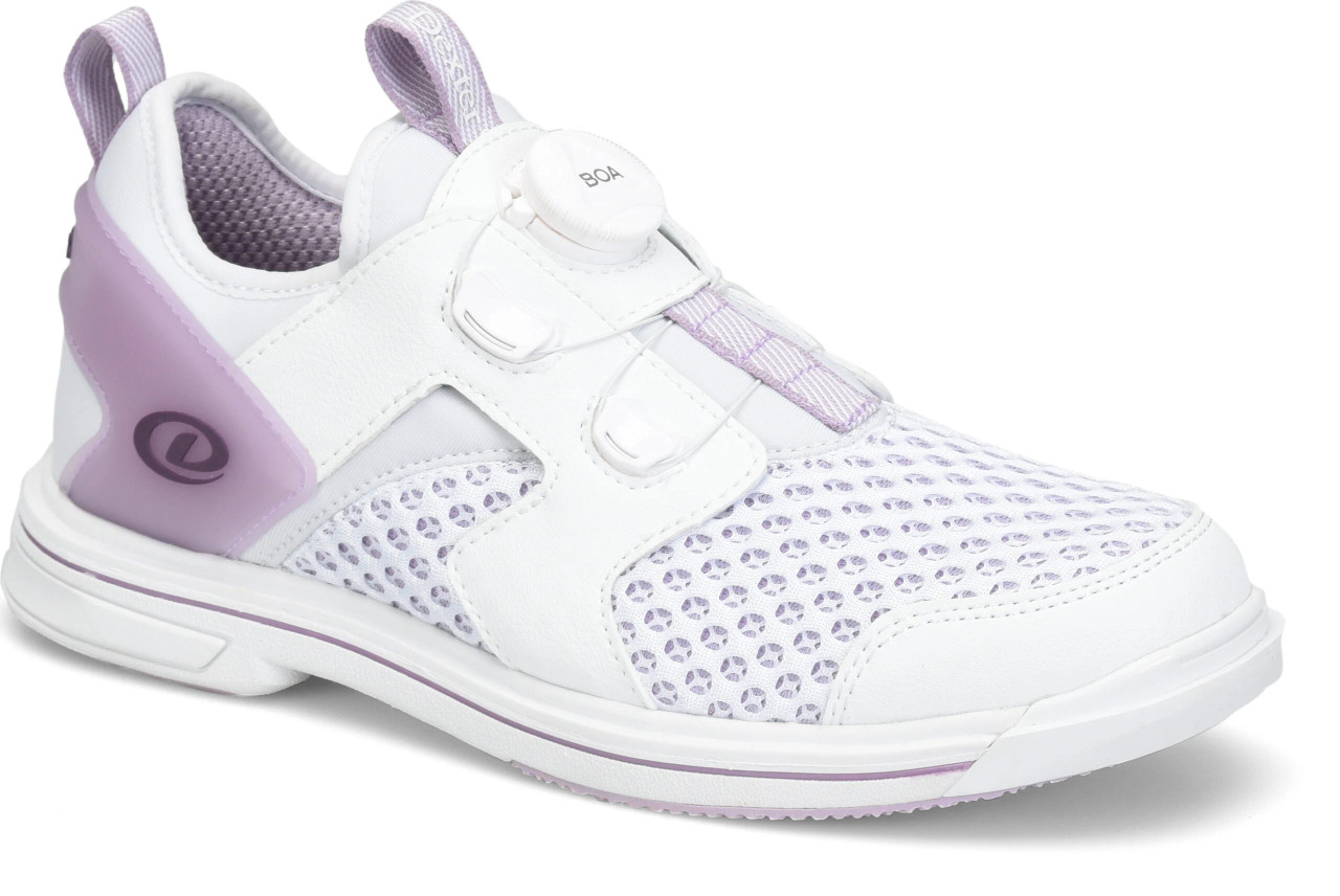 Dexter Pro BOA Women's Bowling Shoes White/Lavender Right Hand