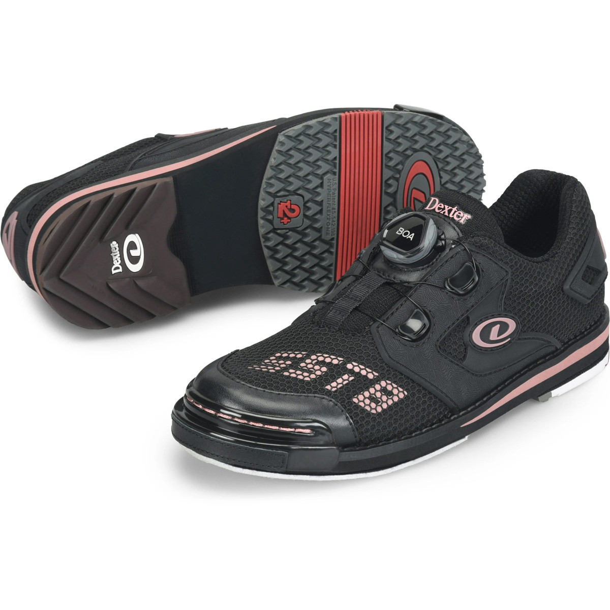 Dexter SST 8 Power-Frame Women's Bowling Shoes Black/Dusty Pink
