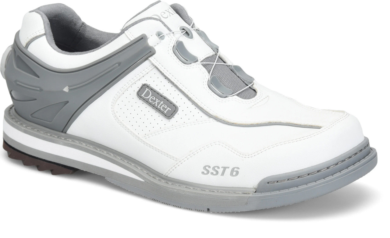 Dexter SST 6 Hybrid Boa Men's Bowling Shoes White/Grey Right Hand
