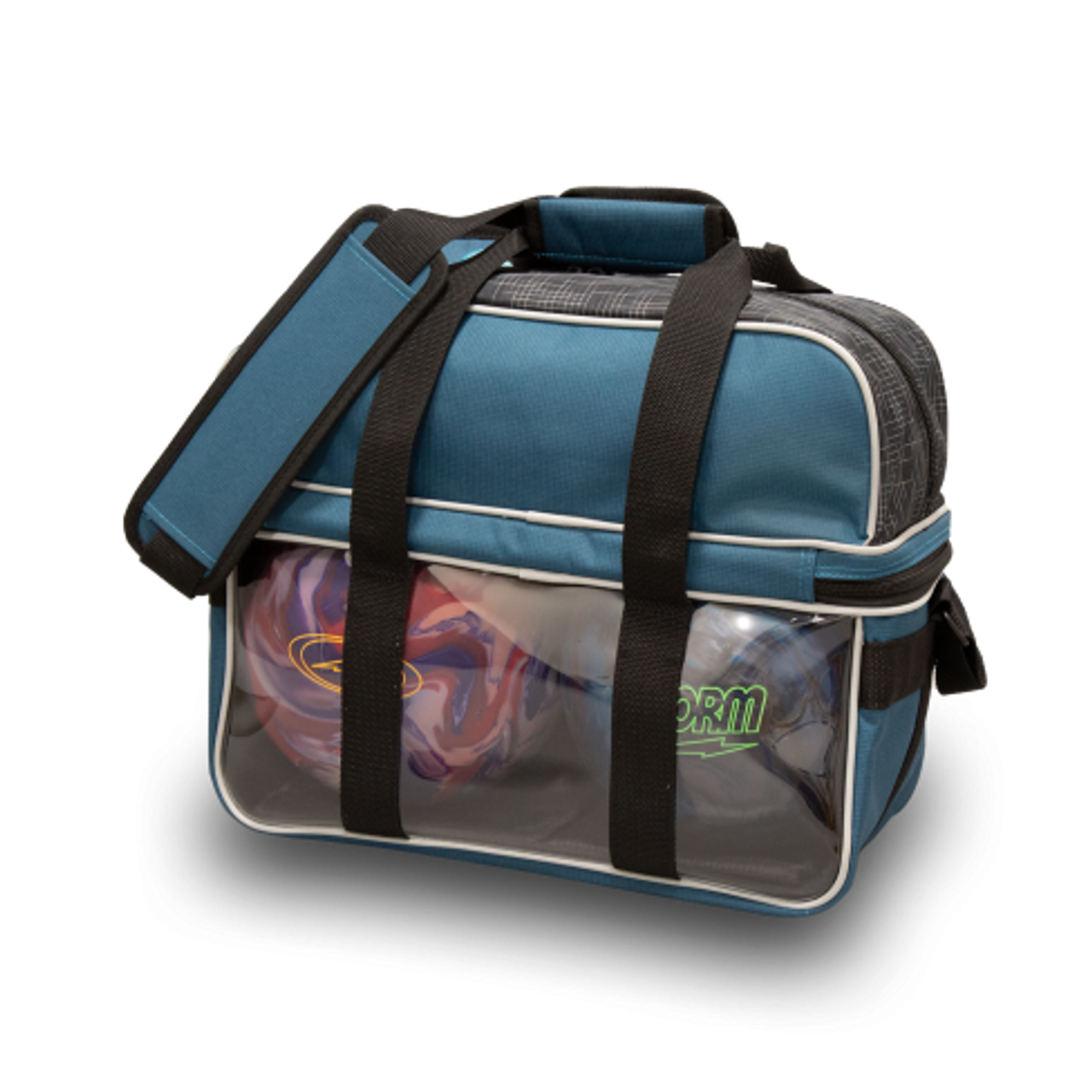 Storm 2-Ball Deluxe Tote Bowling Bag Steel Blue/Black