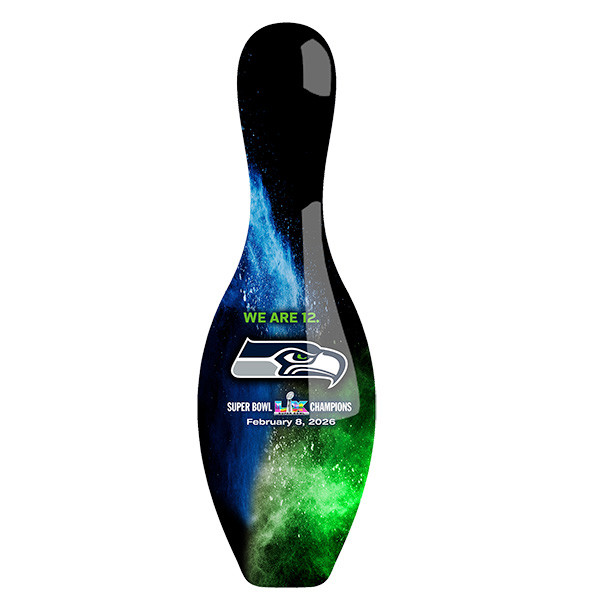 OTBB Super Bowl LX Champion Seahawks Bowling Pin