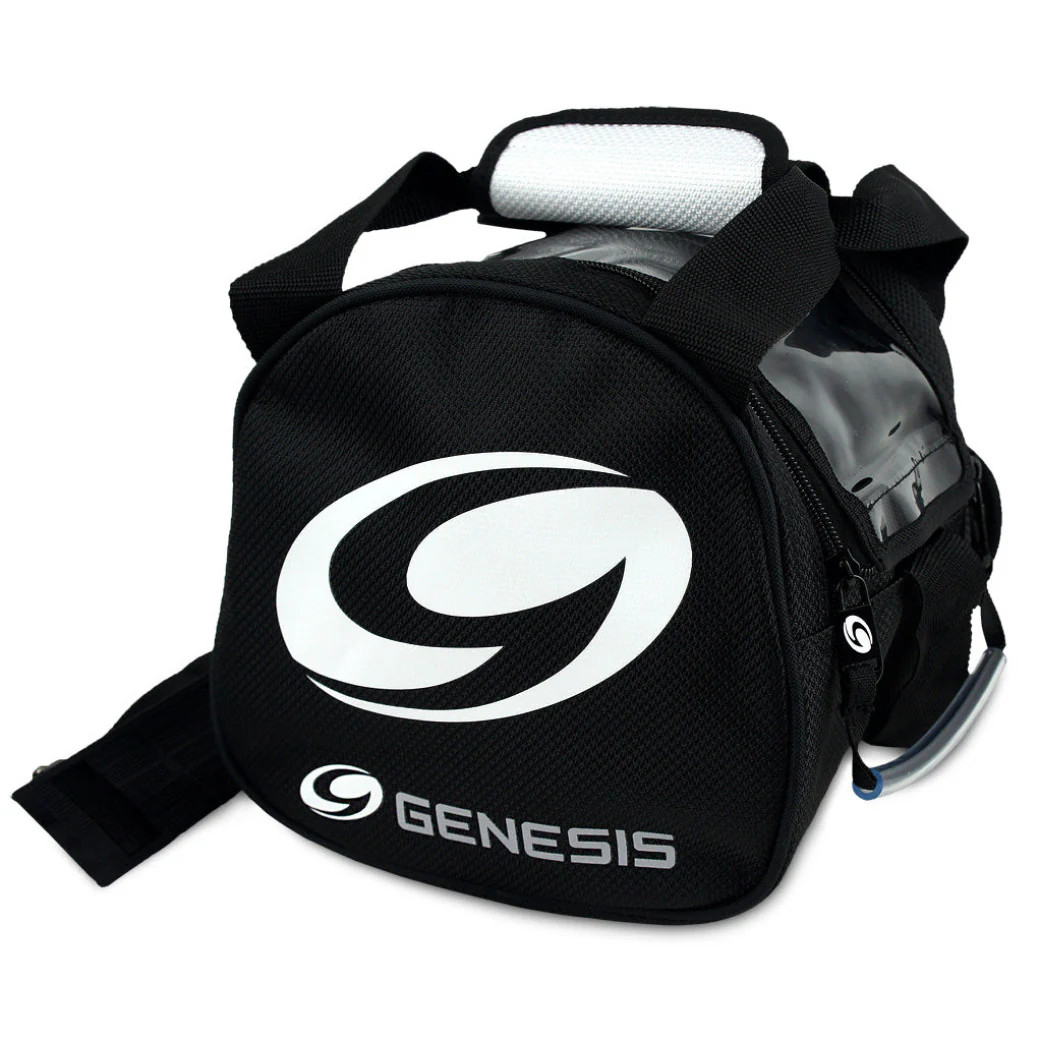 Genesis Sport Add-On 1-Ball Bag Black with top zipper and carry handle