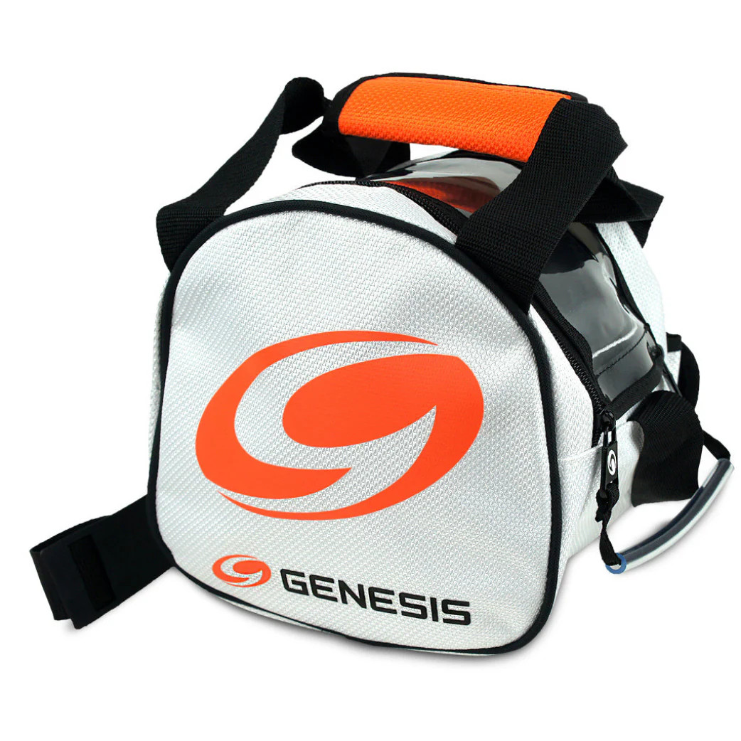 Genesis Sport Add-On 1-Ball Bag white with top zipper and carry handle