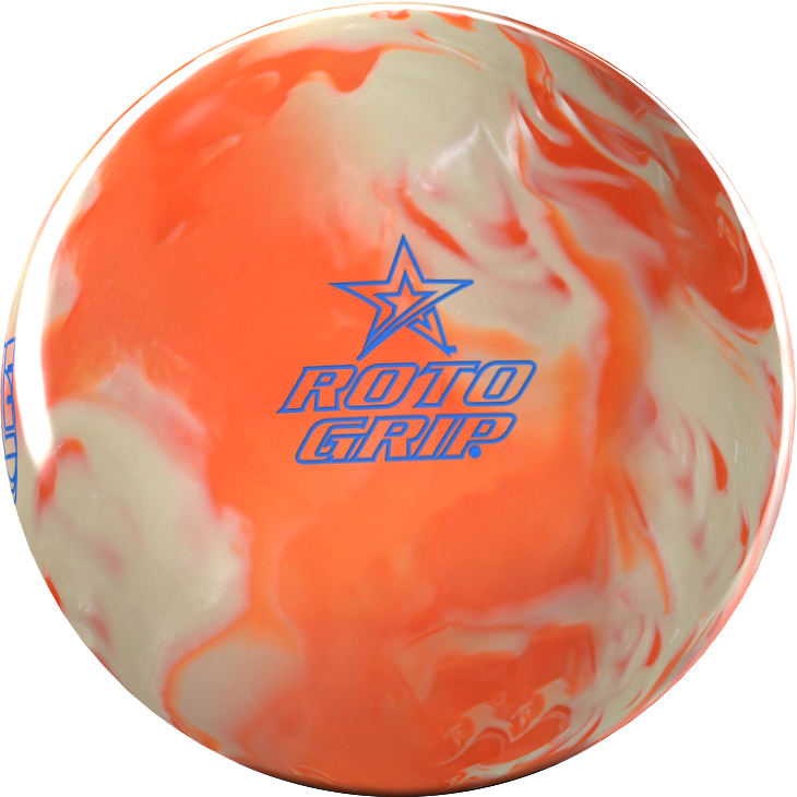 Side view of Roto Grip Hustle VP symmetric core bowling ball