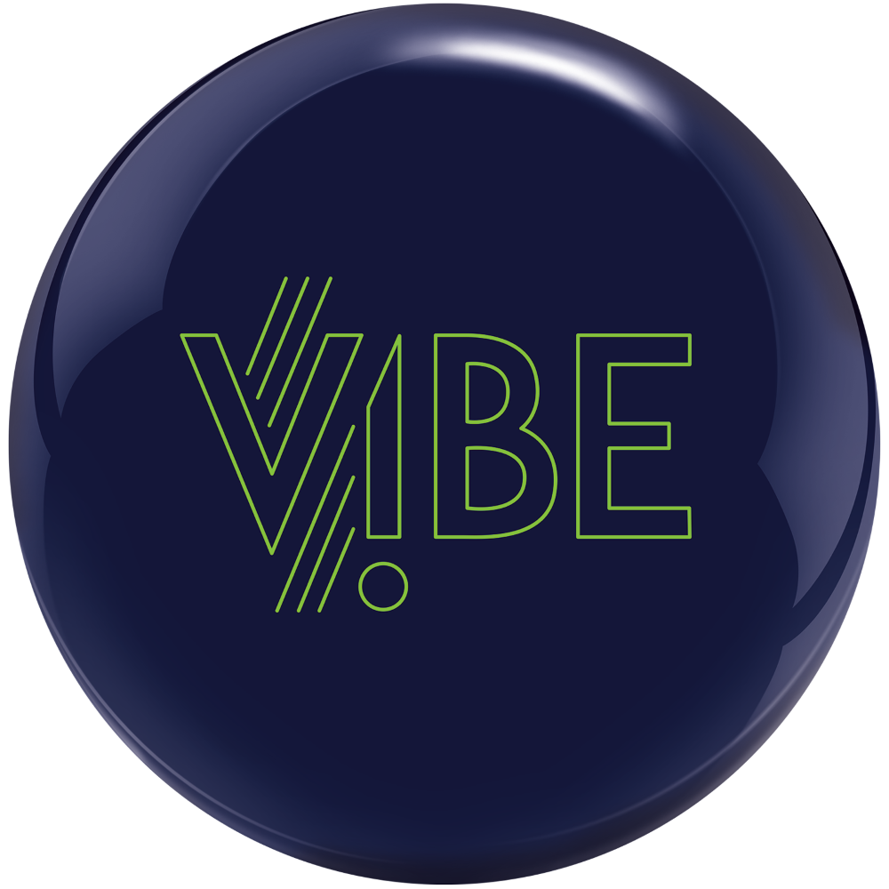 Hammer Deep Ocean Vibe HK22 CT Reactive Plus solid bowling ball dark blue front logo view