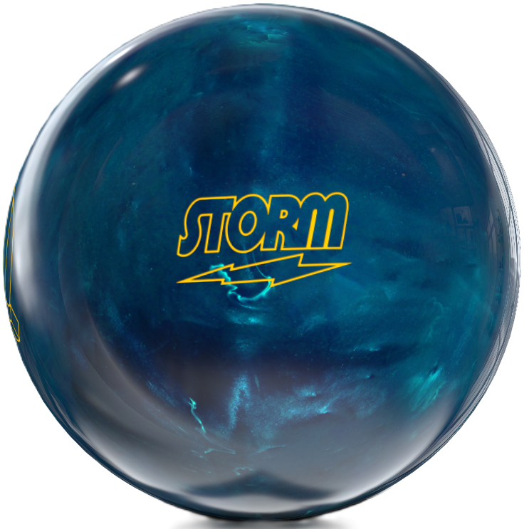 Close up of Storm Logo on IQ Tour Sapphire R2S Pearl cover with Power Edge factory finish