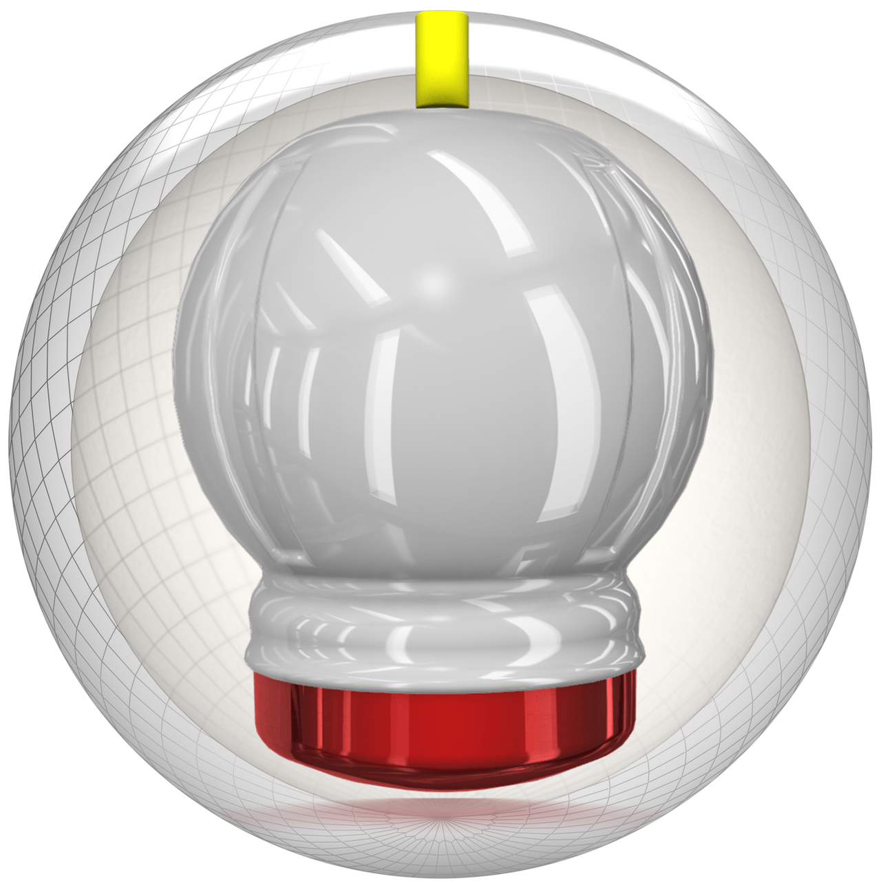 Storm IQ Tour Sapphire C3 Centripetal Control Core symmetric bowling ball side profile