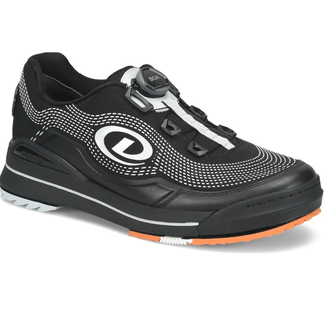 Dexter SSTX ExJ EJ Tackett Pro Model Black men’s bowling shoes side view