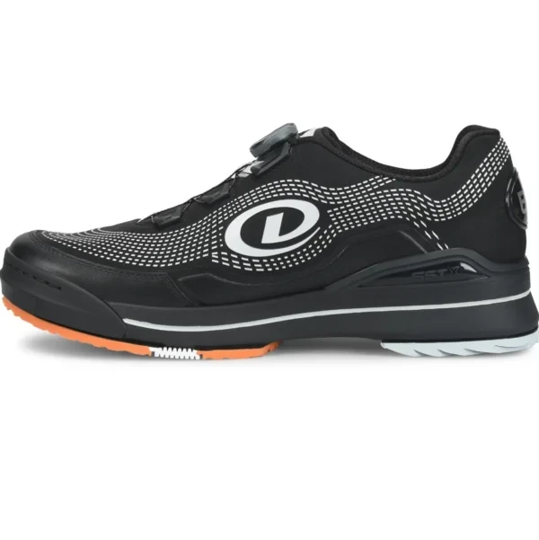 Dexter SSTX ExJ black wide width bowling shoes product photo side view