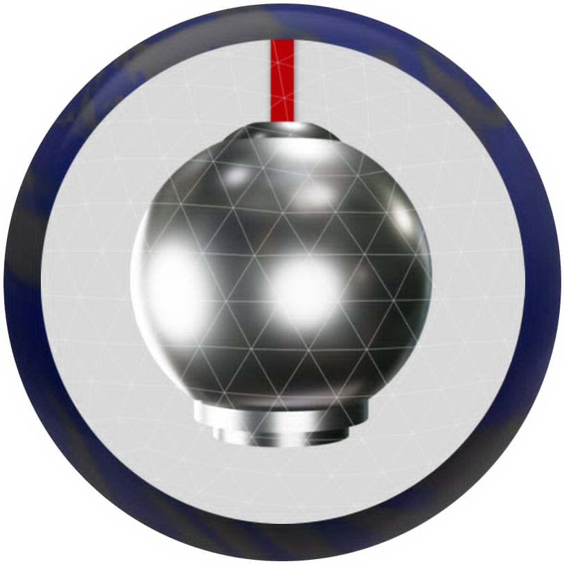 SWAG Executioner Solid 3000 grit solid reactive with illustration of lightweight 12# symmetric core