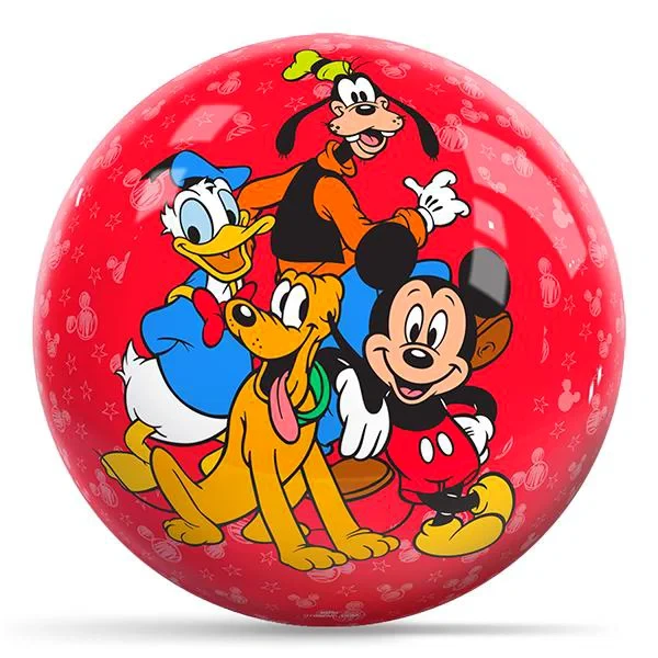 Disney Mickey and Friends In The Park bowling ball polyester novelty spare ball front view