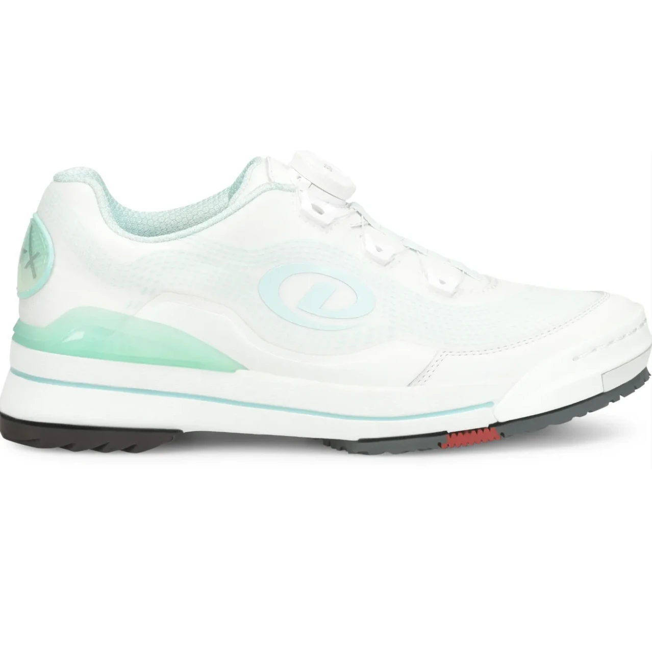 Dexter SSTx BOA White Seaglass womens shoes with breathable mono mesh upper and BOA disc lacing