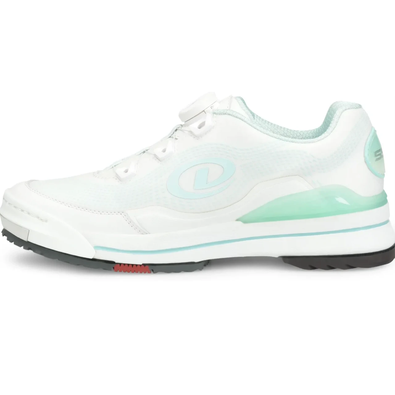 Dexter SSTx BOA White Seaglass womens bowling shoes with interchangeable soles heels
