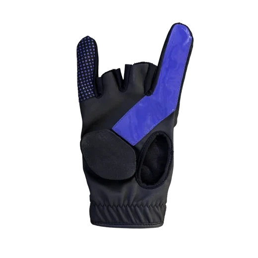 Detail shot of breathable compression fabric and exposed fingers on the Storm Power Glove Throttle