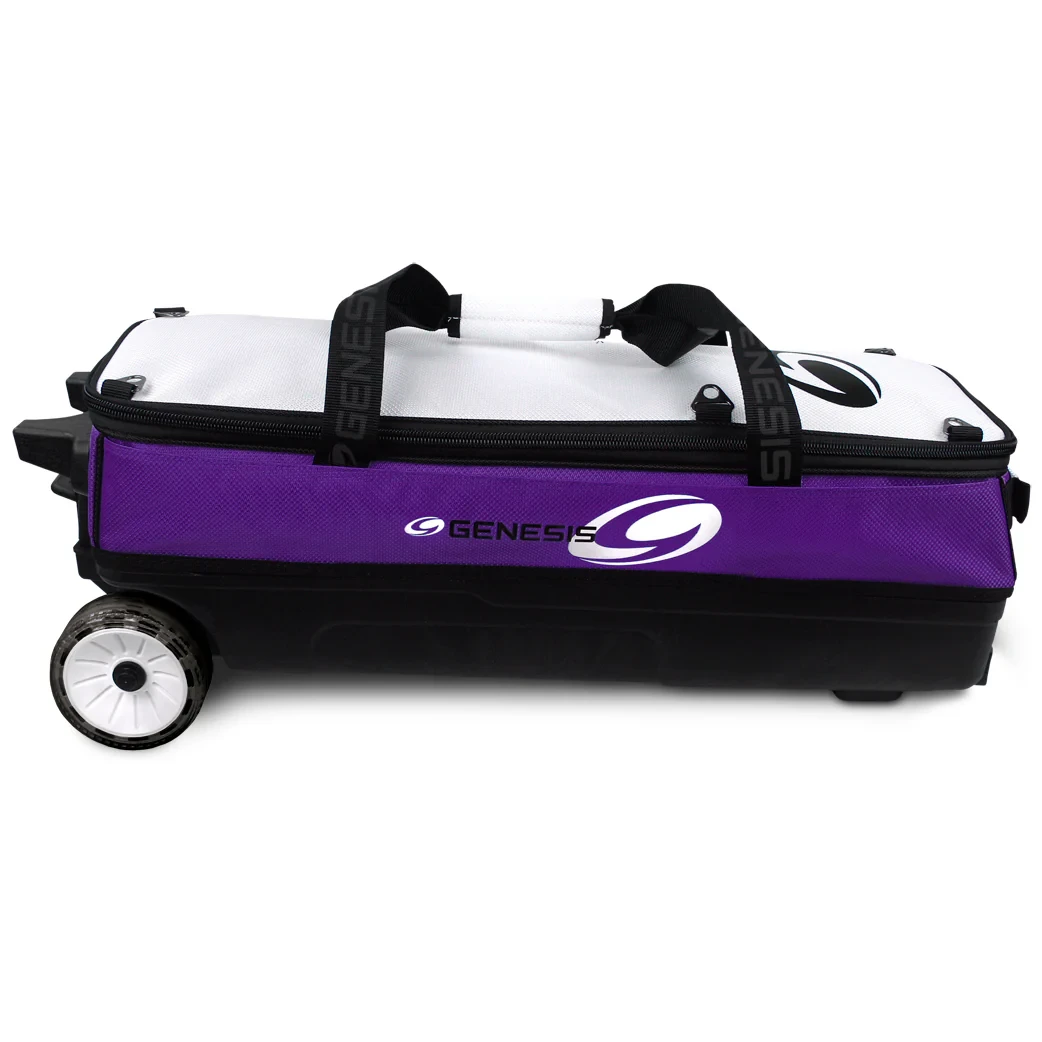Side accessory compartment of Genesis Sport 3 Ball Mod Roller Purple